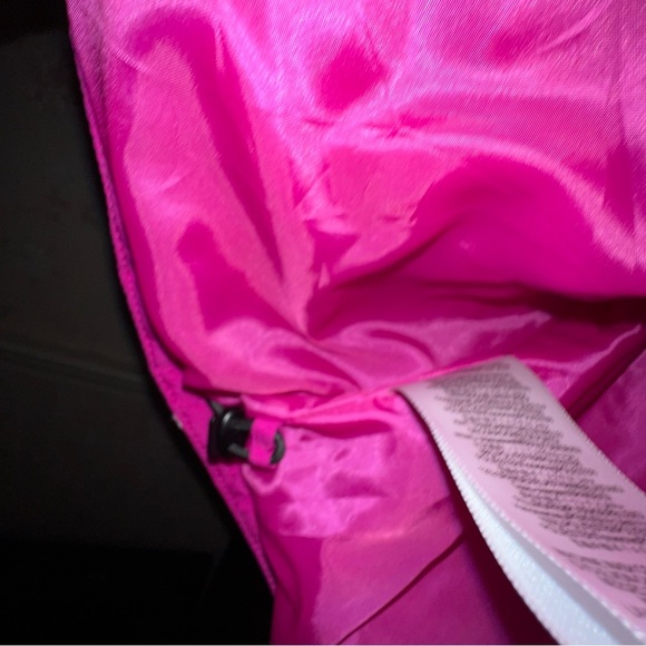 BCBGeneration Magenta NWT XXL Puffer Jacket Oversized Hood Knit Cuffs - Picture 9 of 12